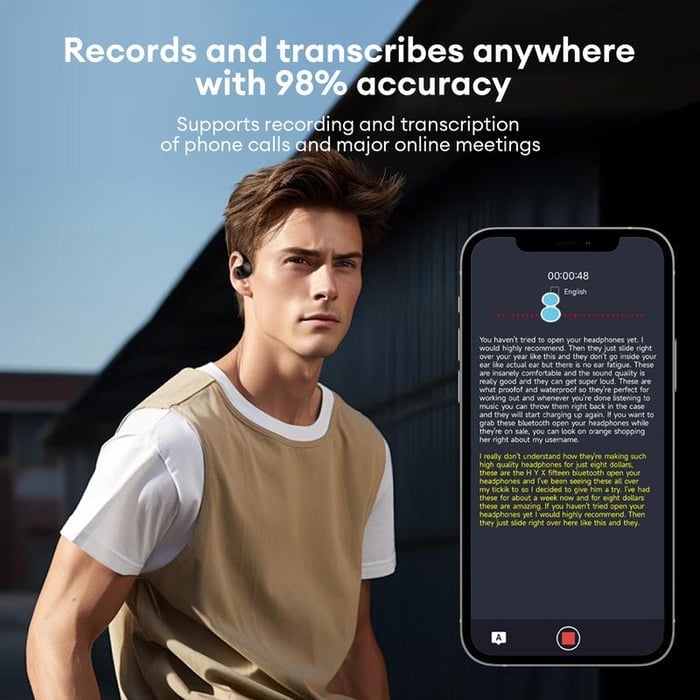 🏆LAST DAY SALE 60% OFF⏰AI Translation T26 Pro Wireless Bluetooth Earbuds