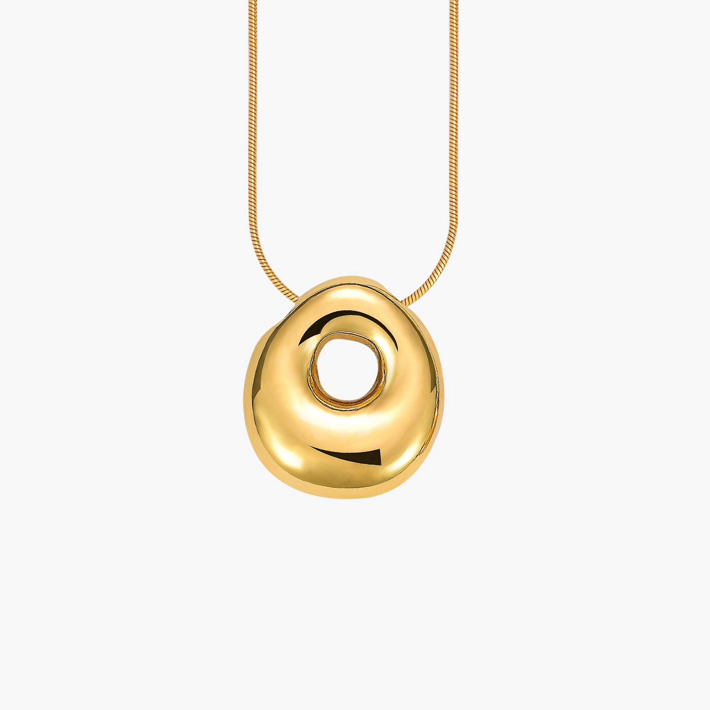LuxLetters™ Bubble Initial Necklace